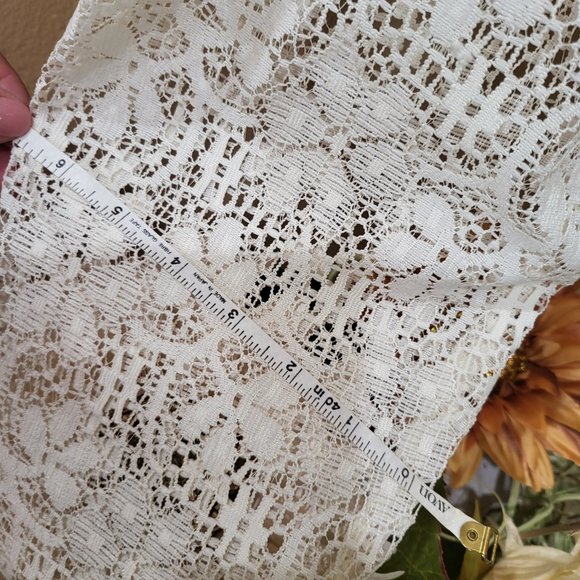 Coldwater Creek Soft Lace Cream Jacket - Picture 4 of 14